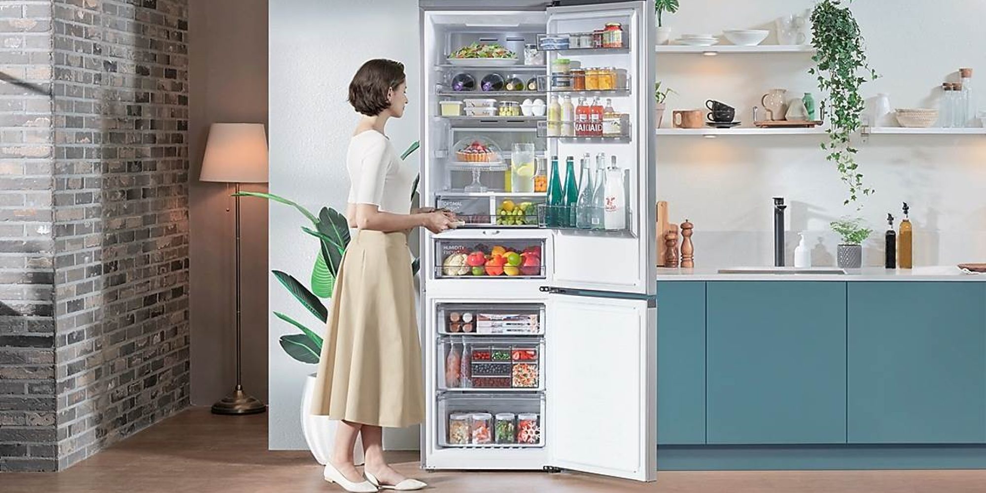 Samsung koelkasten hebben een modern uiterlijk en zitten vol vooruitstrevende technologieën.